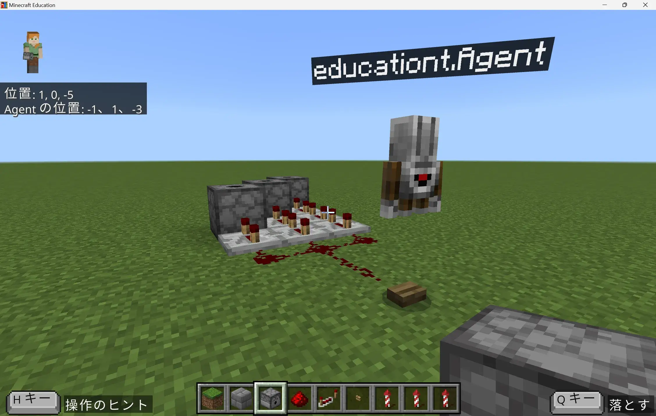 体験授業で子供たちが作った作品