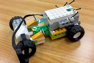 体験授業で子供たちが作った作品