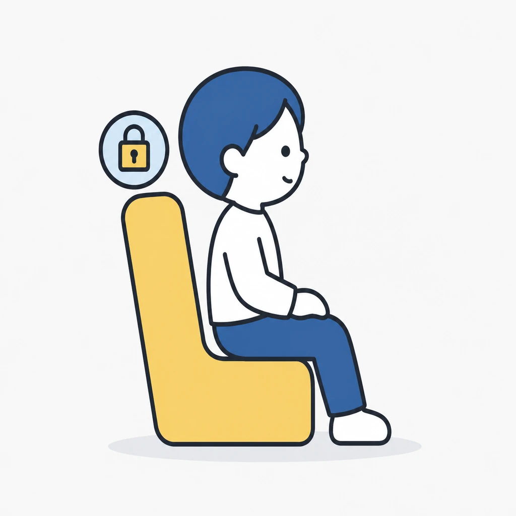 Roblox StudioでSeatパーツにキャラクターが座っている様子のイラスト