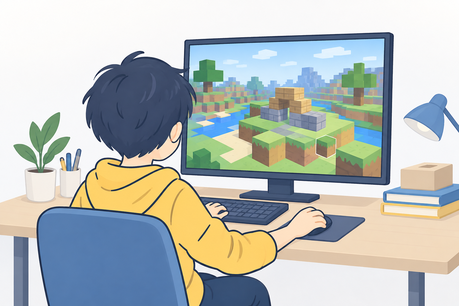 計画を共有する・理由を伝え合う・許可を取るという3つの約束事を表すアイコンイラスト