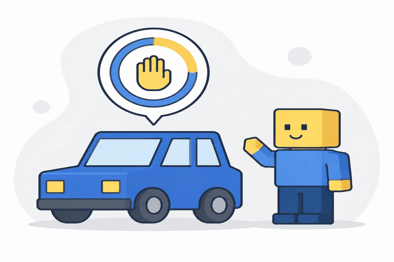 ProximityPromptを使って近づいたプレイヤーが長押しで車に乗る仕組みの図解